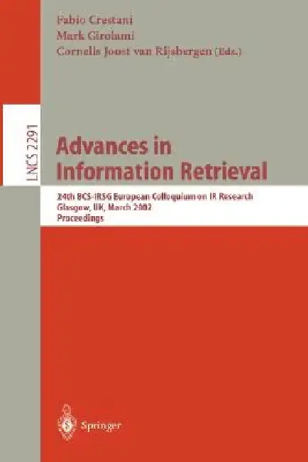 Cover of Advances in Information Retrieval