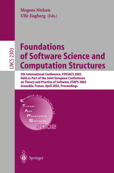 Cover of Foundations of Software Science and Computation Structures