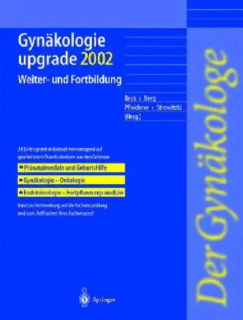Cover of Gynäkologie Upgrade 2002