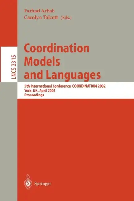 Cover of Coordination Models and Languages