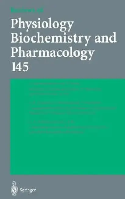 Cover of Reviews of Physiology, Biochemistry and Pharmacology 145