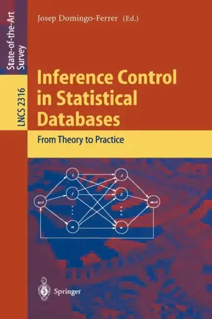 Cover of Inference Control in Statistical Databases