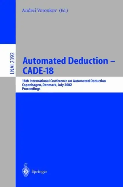 Cover of Automated Deduction - Cade-18