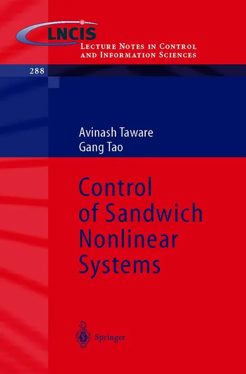 Cover of Control of Sandwich Nonlinear Systems