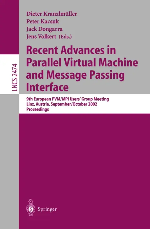 Cover of Recent Advances in Parallel Virtual Machine and Message Passing Interface
