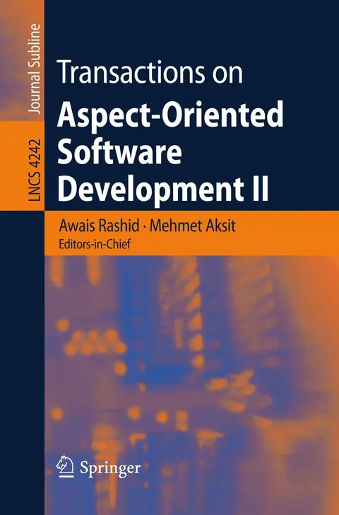 Cover of Transactions on Aspect-Oriented Software Development II