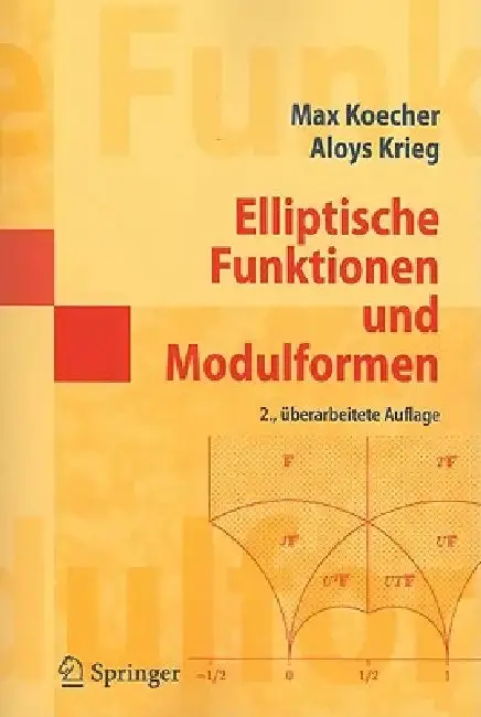 Cover of Elliptische Funktionen Und Modulformen