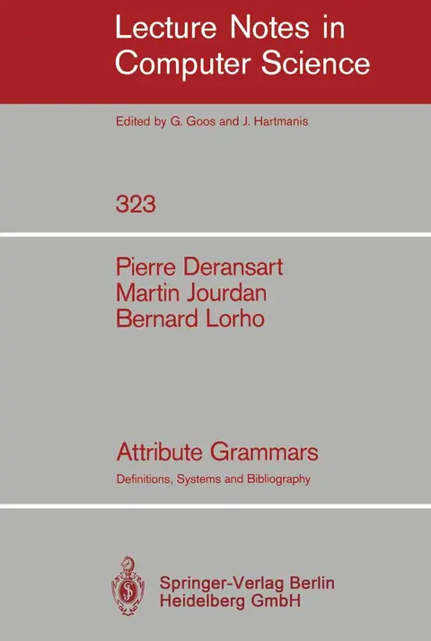 Cover of Attribute Grammars