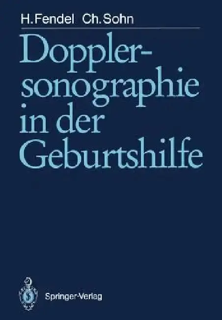 Cover of Dopplersonographie in Der Geburtshilfe