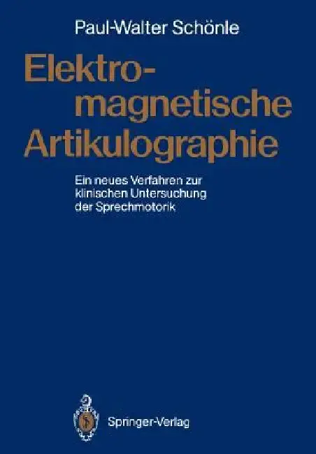 Cover of Elektromagnetische Artikulographie