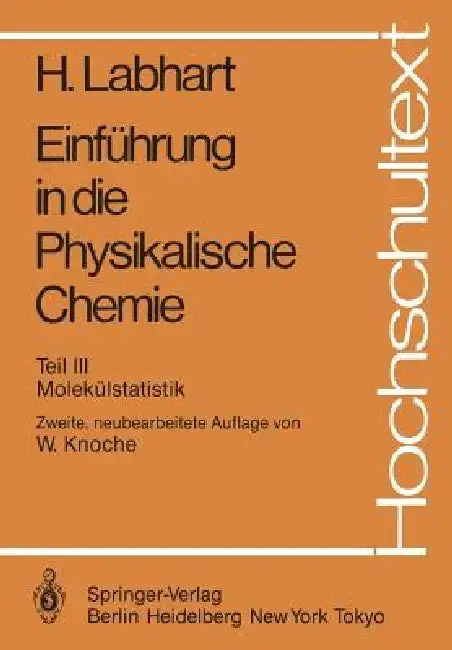 Cover of Einführung in Die Physikalische Chemie
