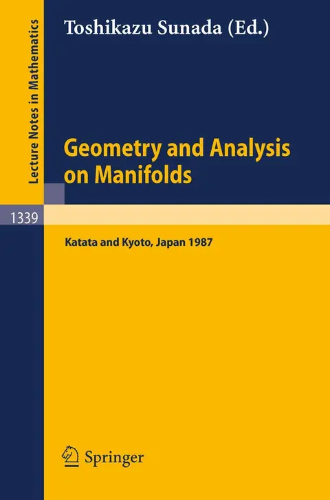 Cover of Geometry and Analysis on Manifolds