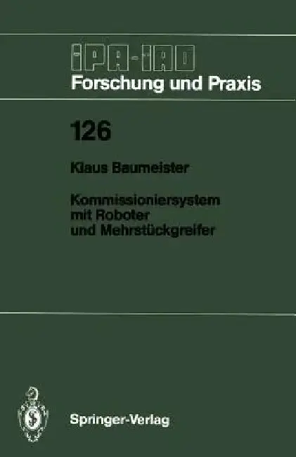 Cover of Kommissioniersystem Mit Roboter Und Mehrstückgreifer