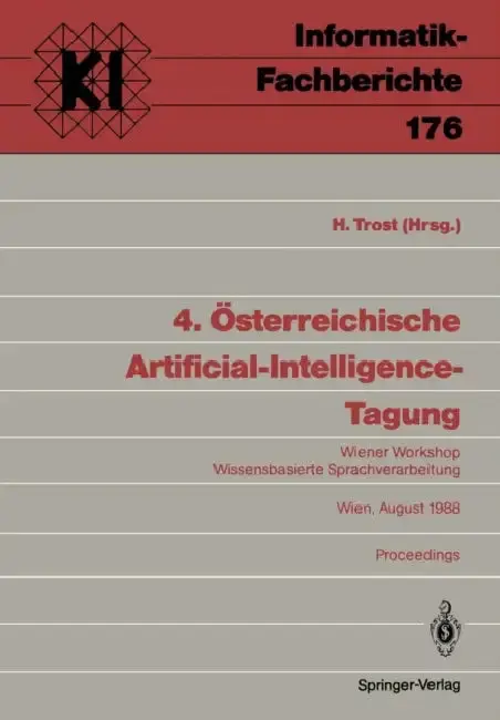 Cover of 4. Österreichische Artificial-Intelligence-Tagung