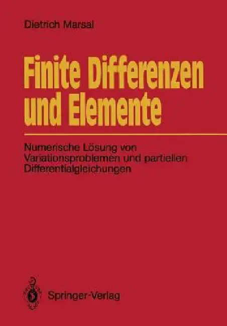 Cover of Finite Differenzen Und Elemente