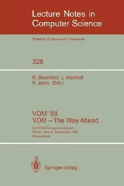 Cover of VDM '88. VDM - The Way Ahead