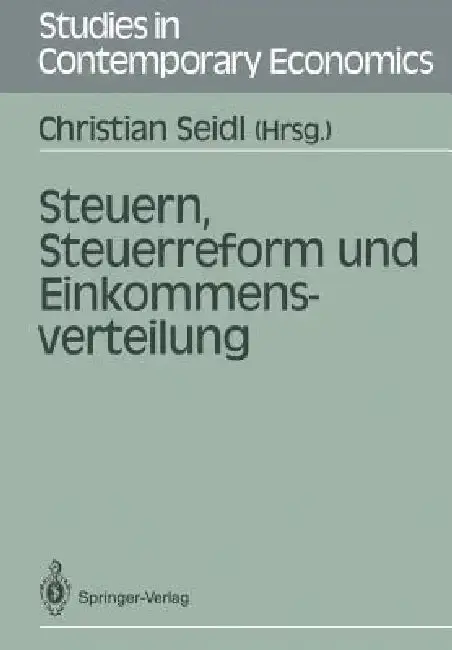 Cover of Steuern, Steuerreform Und Einkommensverteilung