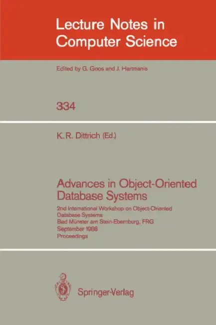 Cover of Advances in Object-Oriented Database Systems