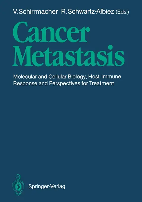 Cover of Cancer Metastasis
