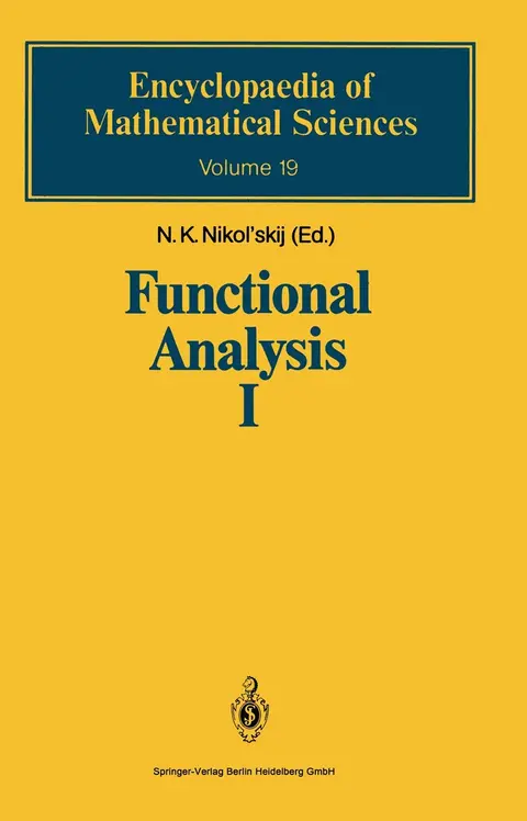 Cover of Functional Analysis I