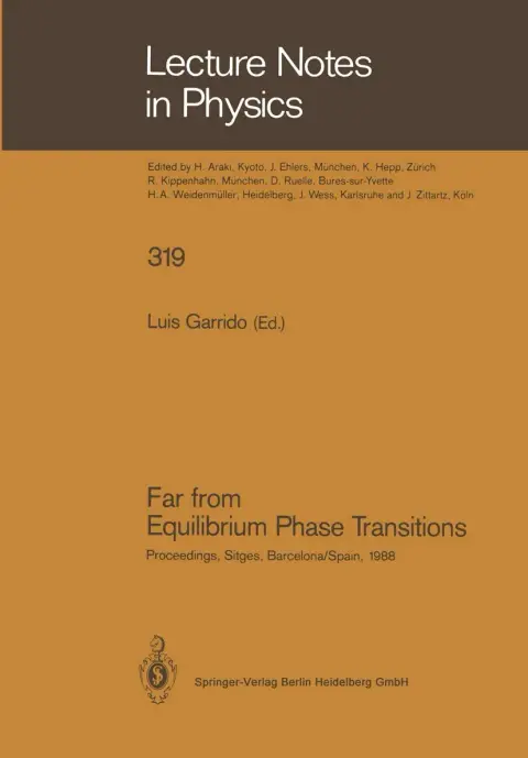 Cover of Far from Equilibrium Phase Transitions