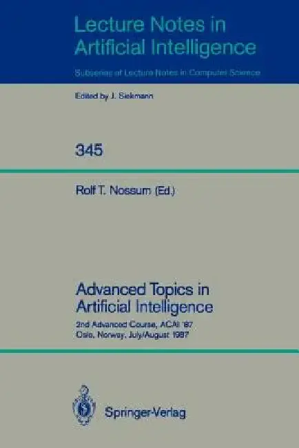 Cover of Advanced Topics in Artificial Intelligence