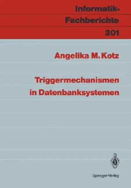 Cover of Triggermechanismen in Datenbanksystemen