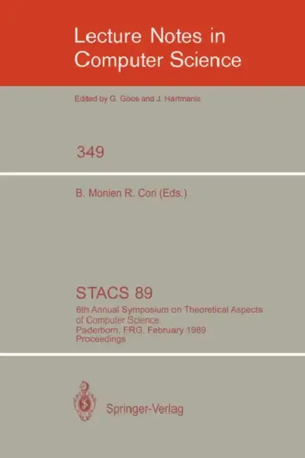 Cover of Stacs 89