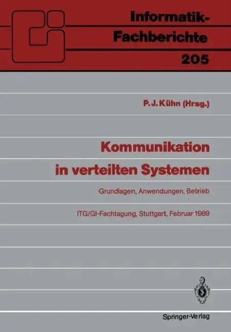 Cover of Kommunikation in Verteilten Systemen