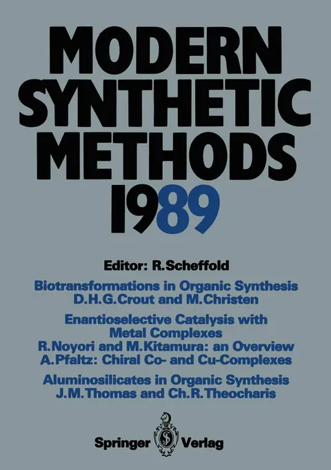 Cover of Modern Synthetic Methods 1989