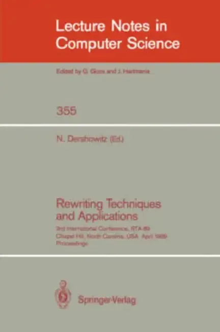 Cover of Rewriting Techniques and Applications