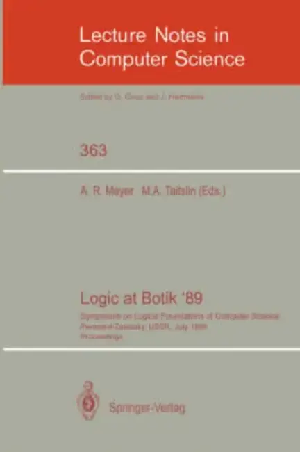 Cover of Logic at Botik '89