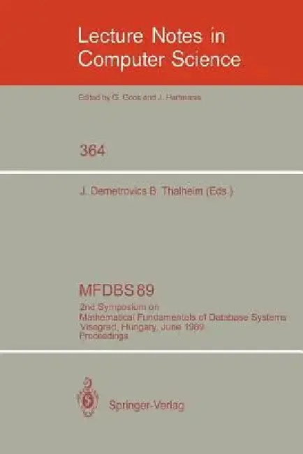 Cover of Mfdbs 89