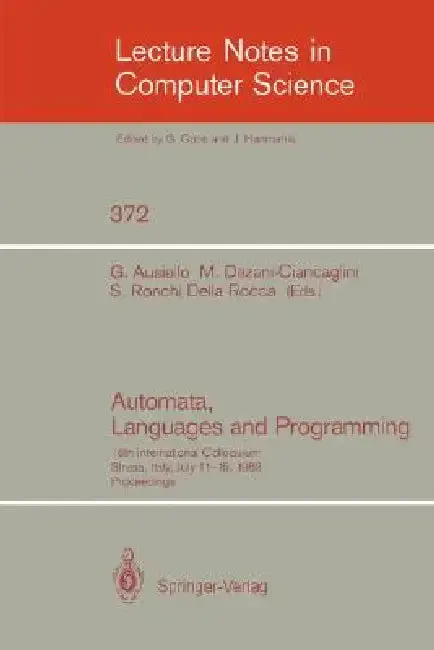 Cover of Automata, Languages and Programming