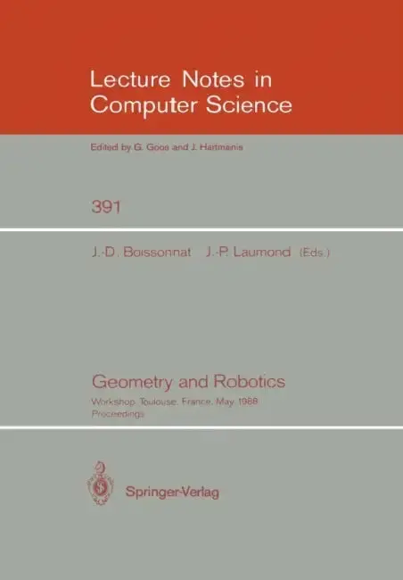 Cover of Geometry and Robotics