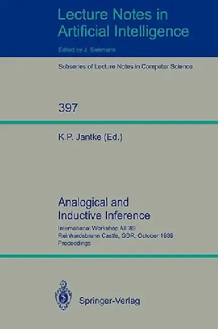 Cover of Analogical and Inductive Inference