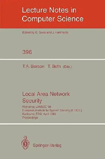 Cover of Local Area Network Security