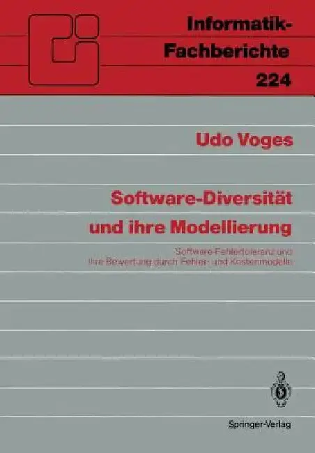 Cover of Software-Diversität Und Ihre Modellierung