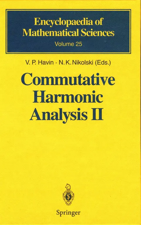 Cover of Commutative Harmonic Analysis II