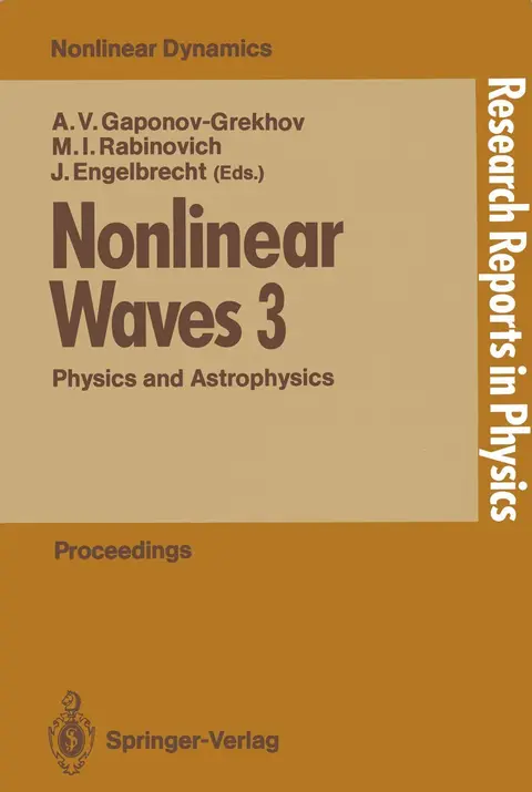 Cover of Nonlinear Waves 3