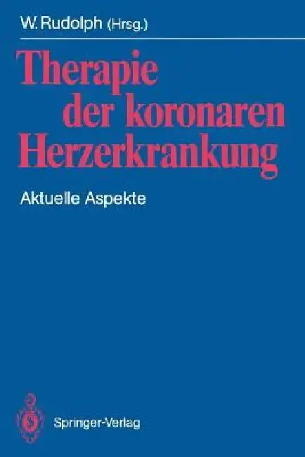 Cover of Therapie Der Koronaren Herzerkrankung
