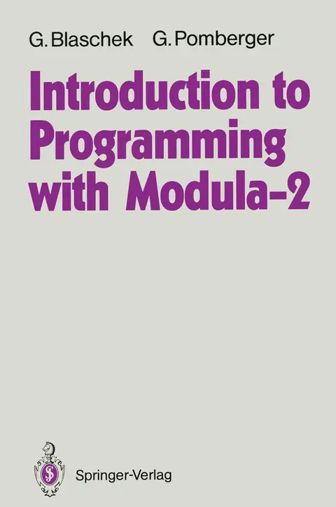 Cover of Introduction to Programming with Modula-2