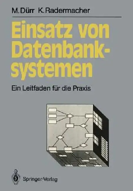 Cover of Einsatz Von Datenbanksystemen