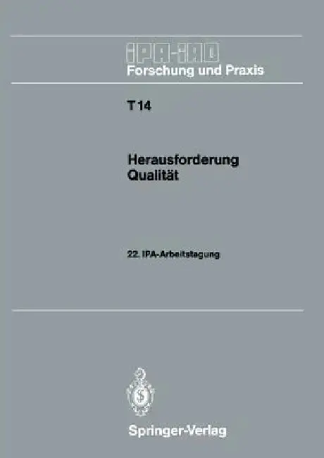 Cover of Herausforderung Qualität