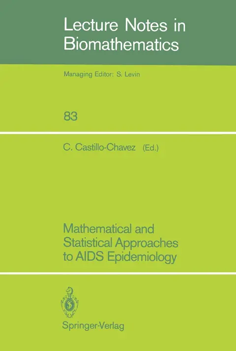 Cover of Mathematical and Statistical Approaches to AIDS Epidemiology