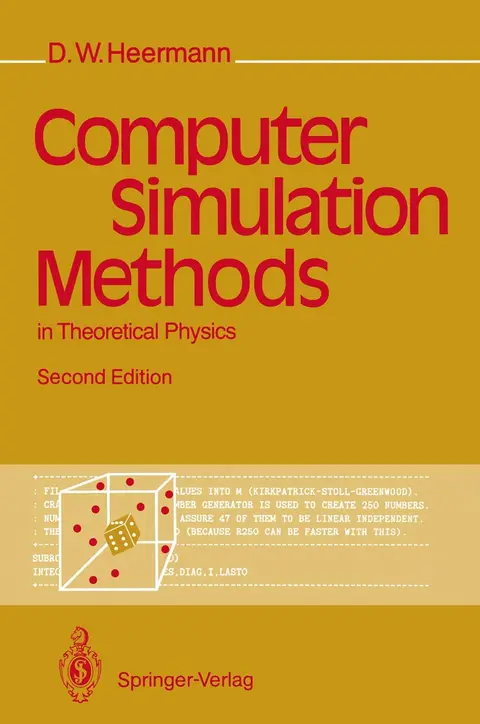 Cover of Computer Simulation Methods in Theoretical Physics