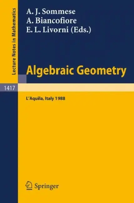 Cover of Algebraic Geometry