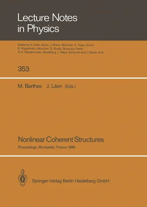 Cover of Nonlinear Coherent Structures