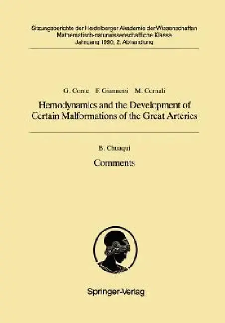 Cover of Hemodynamics and the Development of Certain Malformations of the Great Arteries. Comment