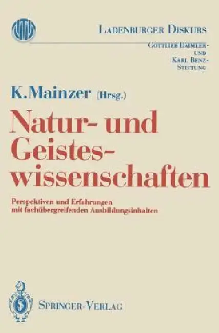 Cover of Natur-Und Geisteswissenschaften